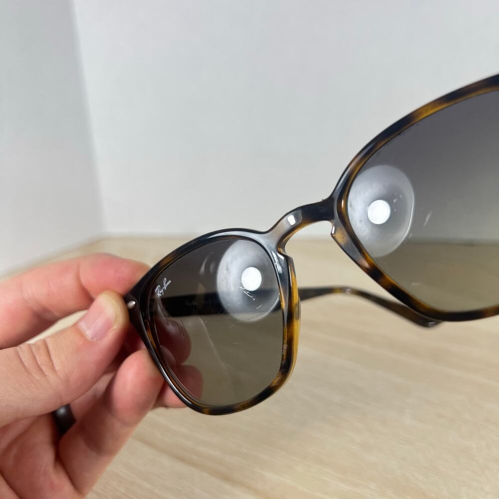 Ray-Ban RB4258 710/11 Polished Tortoise Full Rim Eyeglasses READ DESC 50-20-145 - Picture 8 of 15